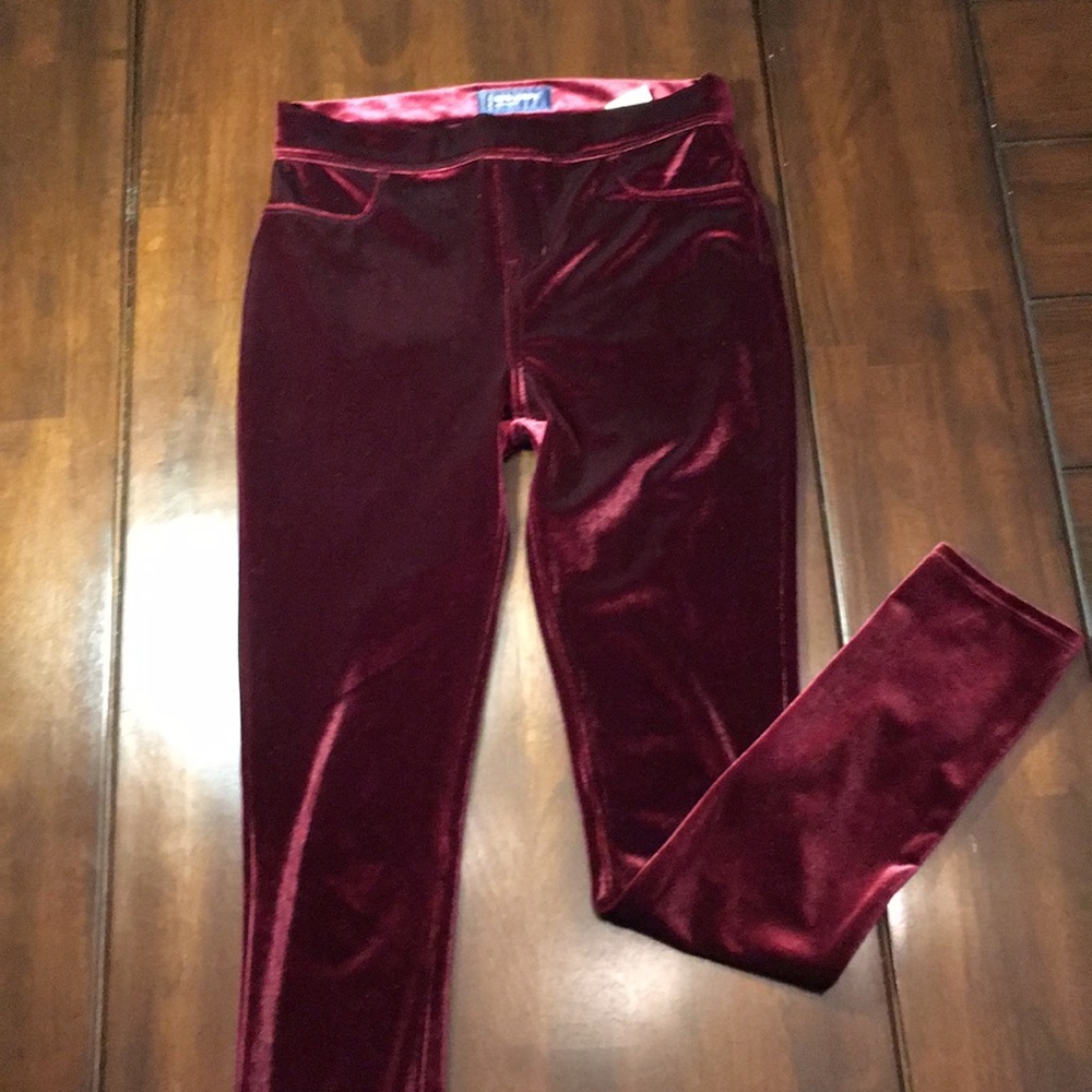 Red Velvet Pants